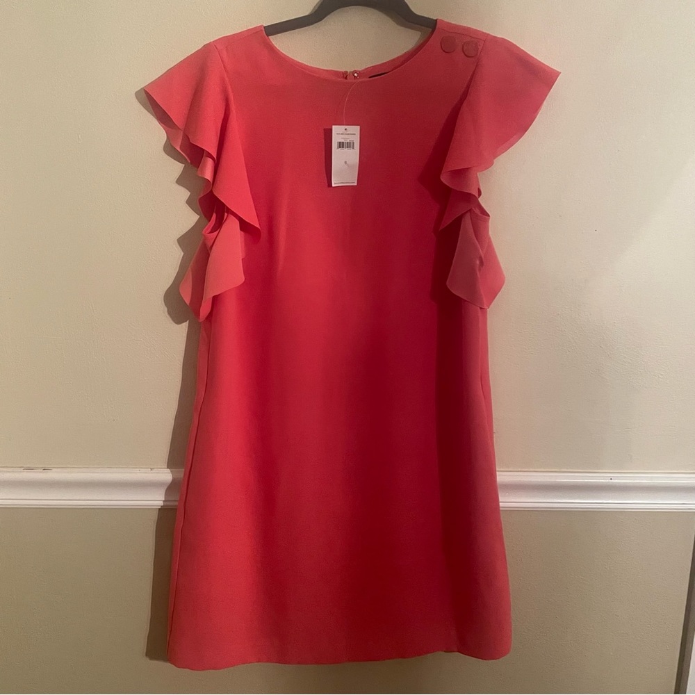 Banana Republic coral dress size 8 NWT